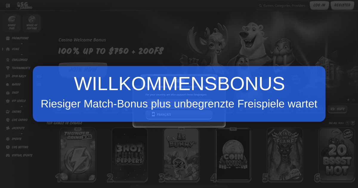 SG Casino Österreich - Online Casino | Großer Bonus & Freispiele